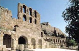 Il teatro di Erode Attico ad Atene - Fonte: Gnto